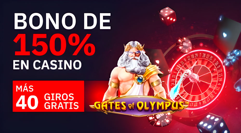 Bono De Casino Del 150% + 40 Tiradas Gratis